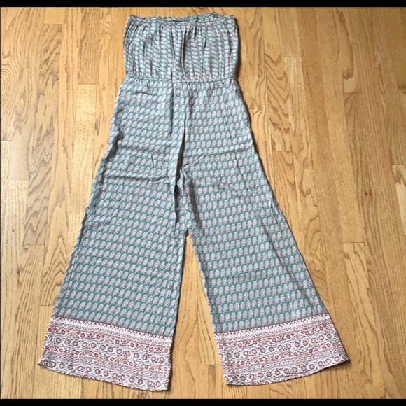 VICI Printed Strapless Jumpsuit - Picture 2 of 3